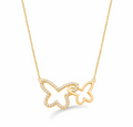 10K Gold Diamond Pendant 0.17CT