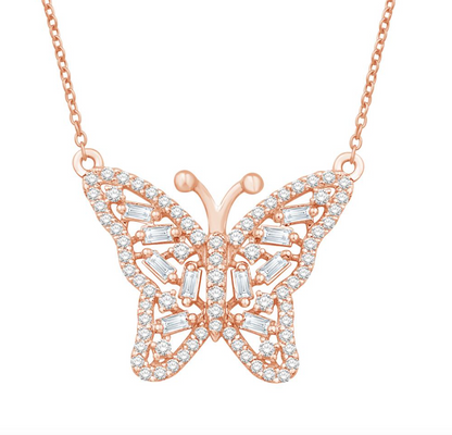 14K Gold Diamond Pendant 0.43CT