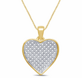 10K Gold Diamond Pendant 0.25CT