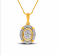 10K Gold Diamond Pendant 0.20CT