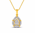10K Gold Diamond Pendant 0.20CT