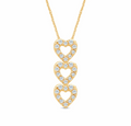10K Gold Diamond Pendant 0.12CT