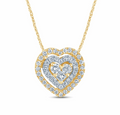 10K Gold Diamond Pendant 0.41CT
