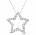10K Gold Diamond Pendant 0.17CT