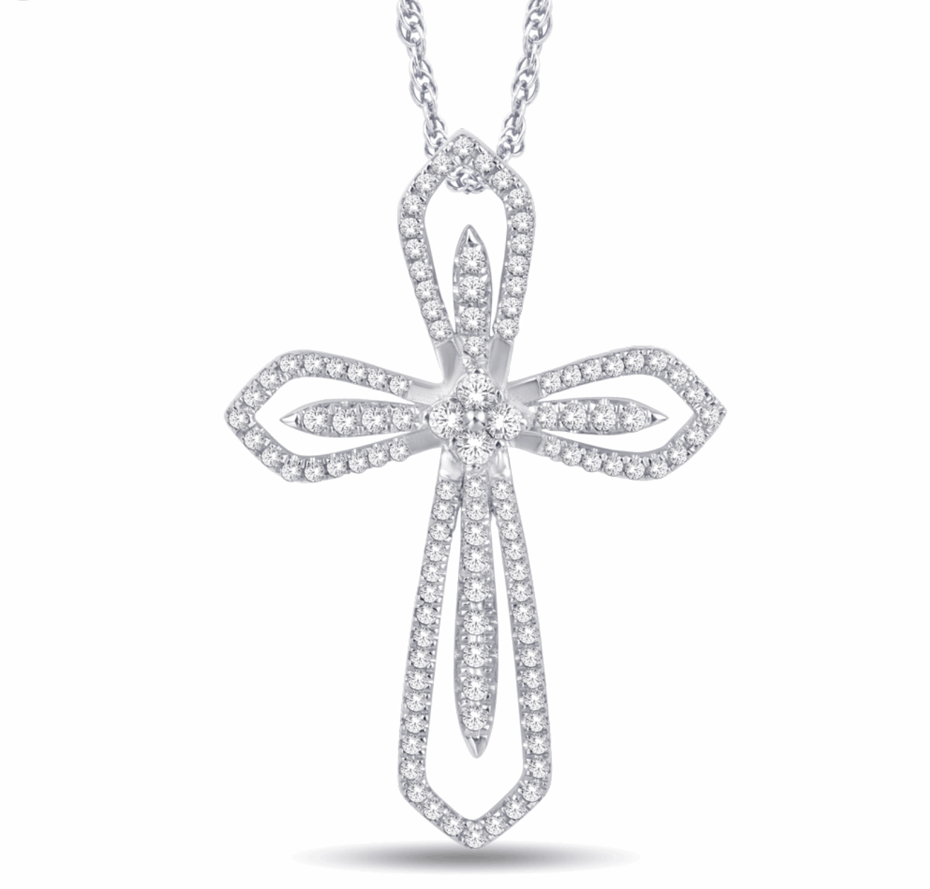 10K Gold Diamond Pendant 0.40CT
