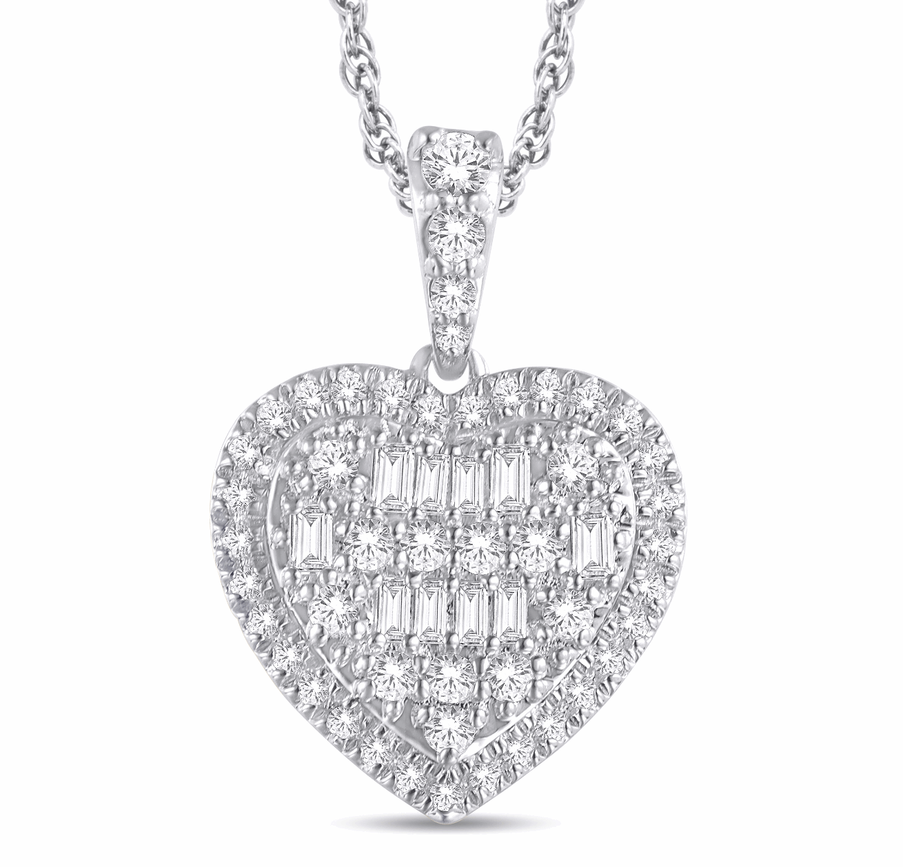 10K Gold Diamond Pendant 0.33CT