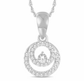 10K Gold Diamond Pendant 0.13CT
