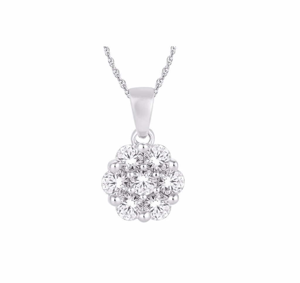 10K Gold Diamond Pendant 0.50CT