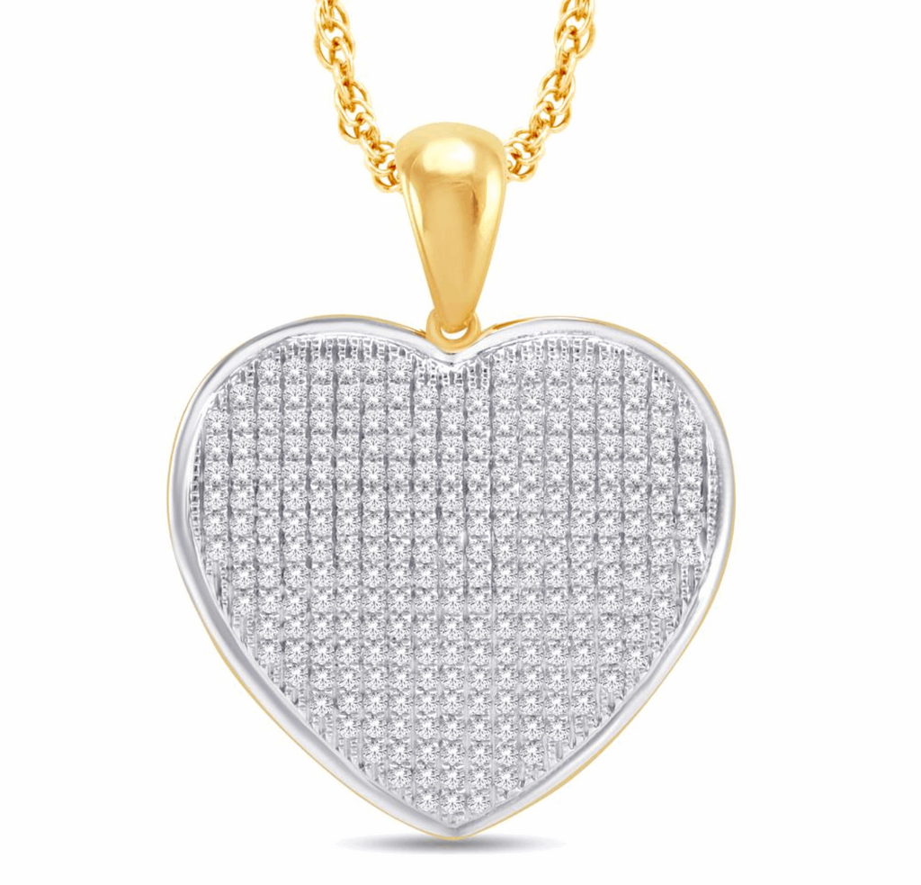 10K Gold Diamond Pendant 0.25CT