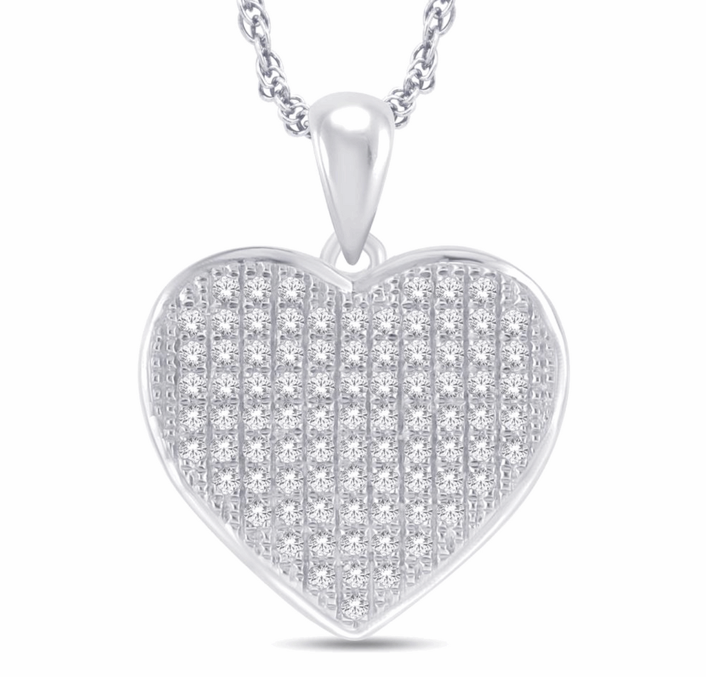 10K Gold Diamond Pendant 0.25CT