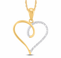 10K Gold Diamond Pendant 0.05CT