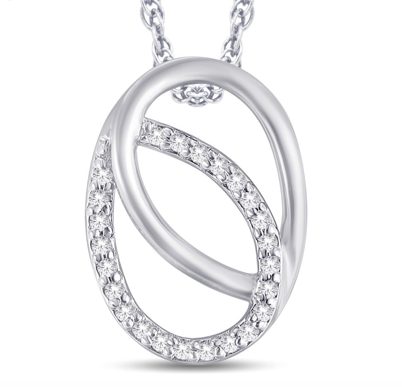 14K Gold Diamond Pendant 0.04CT