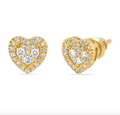 10K Gold Diamond Stud Earring