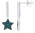 14K Gold Diamond Stud Earring