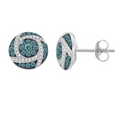 14K Gold Diamond Stud Earring