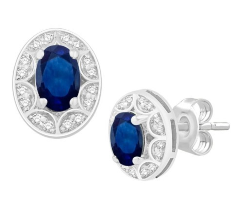 14K Gold Diamond Stud Earring