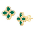 14K Gold Diamond Stud Earring