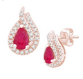 14K Gold Diamond Stud Earring