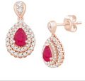 14K Gold Diamond Stud Earring