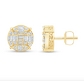 10K Gold Diamond Stud Earring
