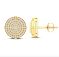 10K Gold Diamond Stud Earring