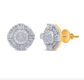 10K Gold Diamond Stud Earring
