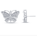 10K Gold Diamond Stud Earring