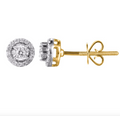 14K Gold Diamond Stud Earring