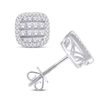10K Gold Diamond Stud Earring