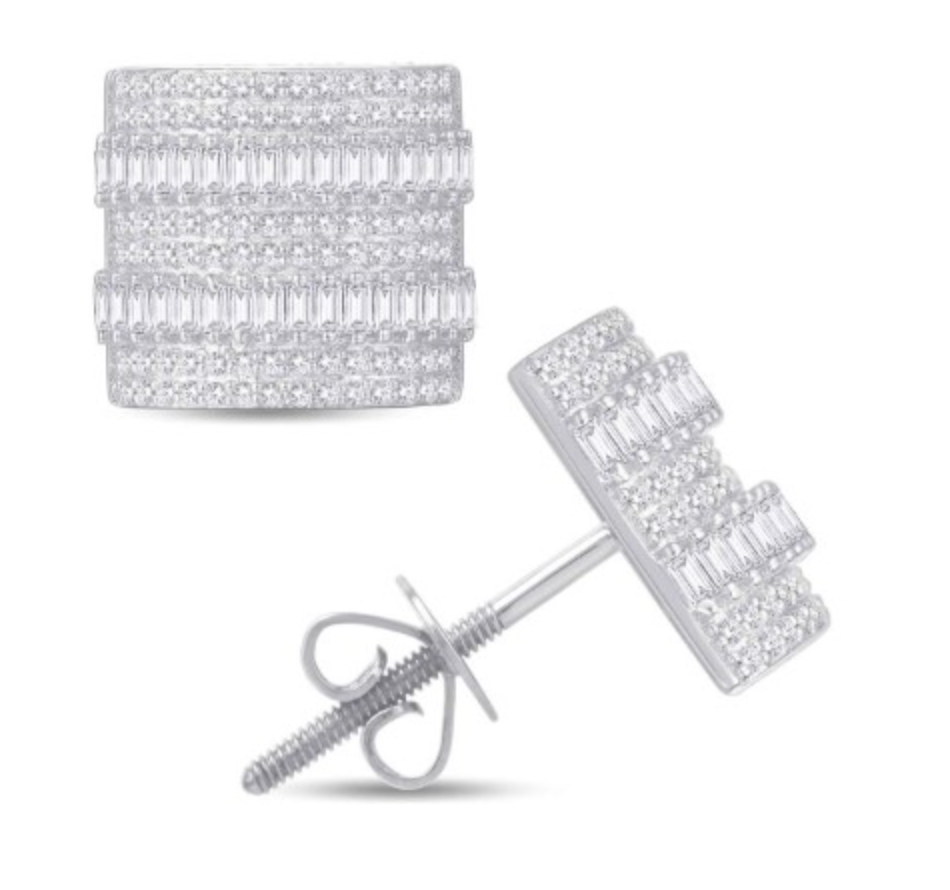 10K Gold Diamond Stud Earring