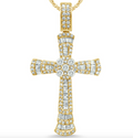 10K Gold Diamond Pendant 1.33CT