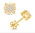 10K Gold Diamond Stud Earring