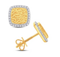 10K Gold Diamond Stud Earring