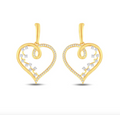 10K Gold Diamond Stud Earring