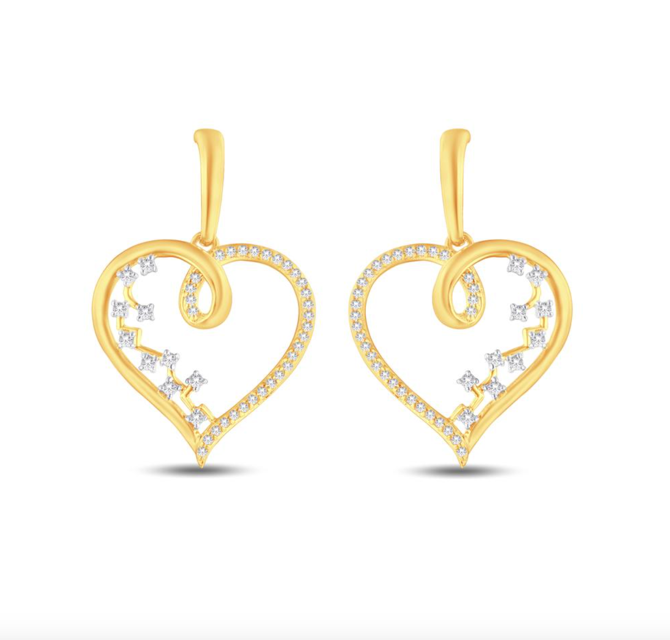 10K Gold Diamond Stud Earring