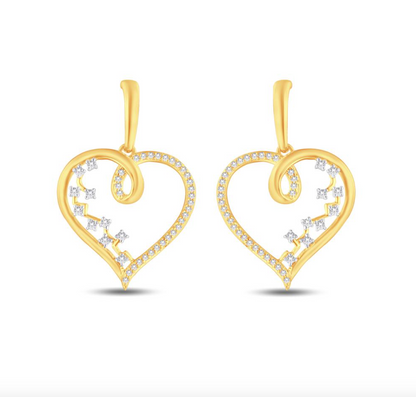 10K Gold Diamond Stud Earring