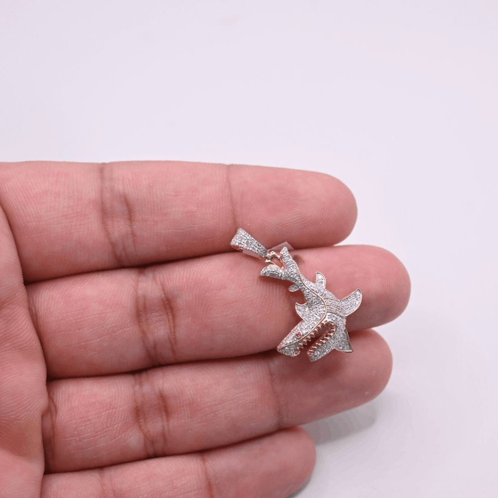 10K Gold Diamond Pendant 2.90CT