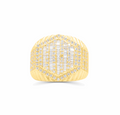 10K Gold Diamond Men's Ring 2.30CT