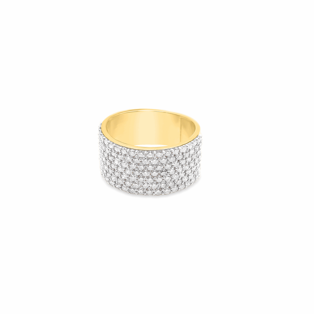 10K Gold Diamond Men's Ring 2.50CT
