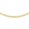 5mm 10K Mens Diamond Gold Tennis Chain