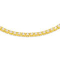 6mm 10K Mens Diamond Gold Tennis Chain
