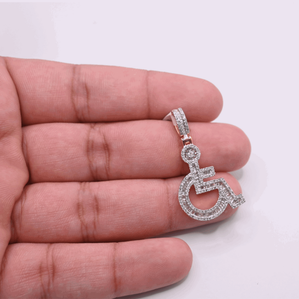 10K Gold Diamond Pendant 1.00CT