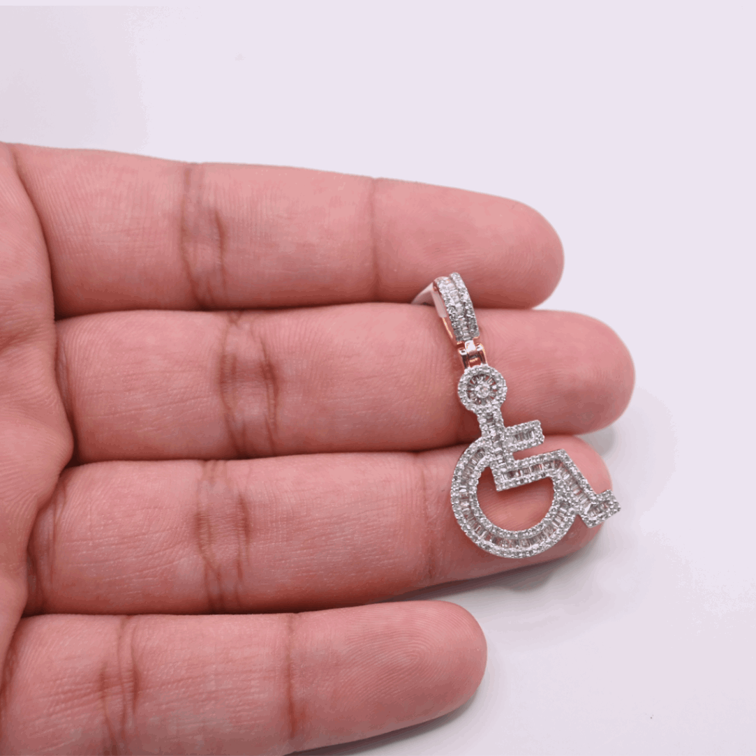 10K Gold Diamond Pendant 1.00CT