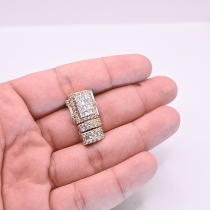 10K Gold Diamond Pendant 2.00CT