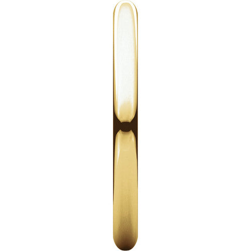 10k Yellow Gold 2mm High Polished Wedding Band