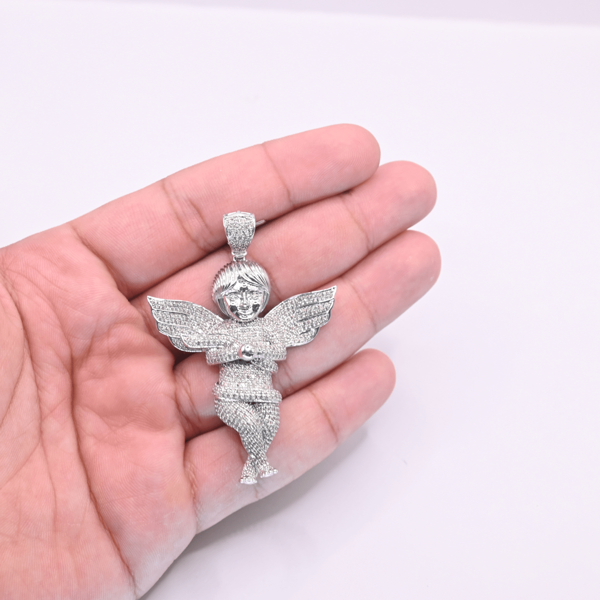 10K Gold Diamond Pendant 3.01CT