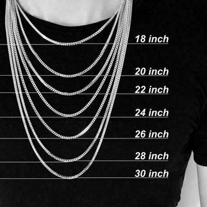 8mm 10K Baguette Gold Diamond Link Necklace