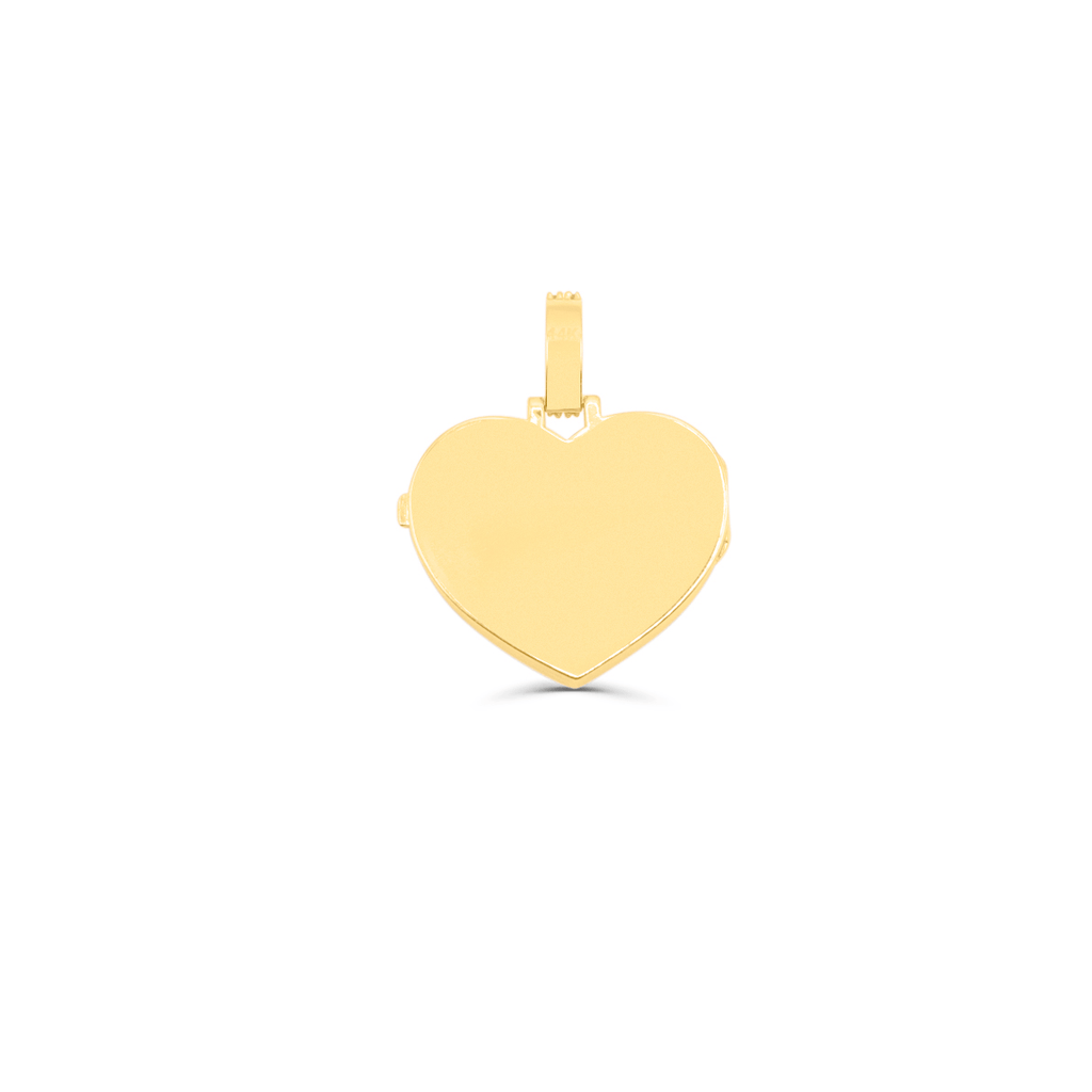 10K Gold Diamond Heart Pendant 4.00CT