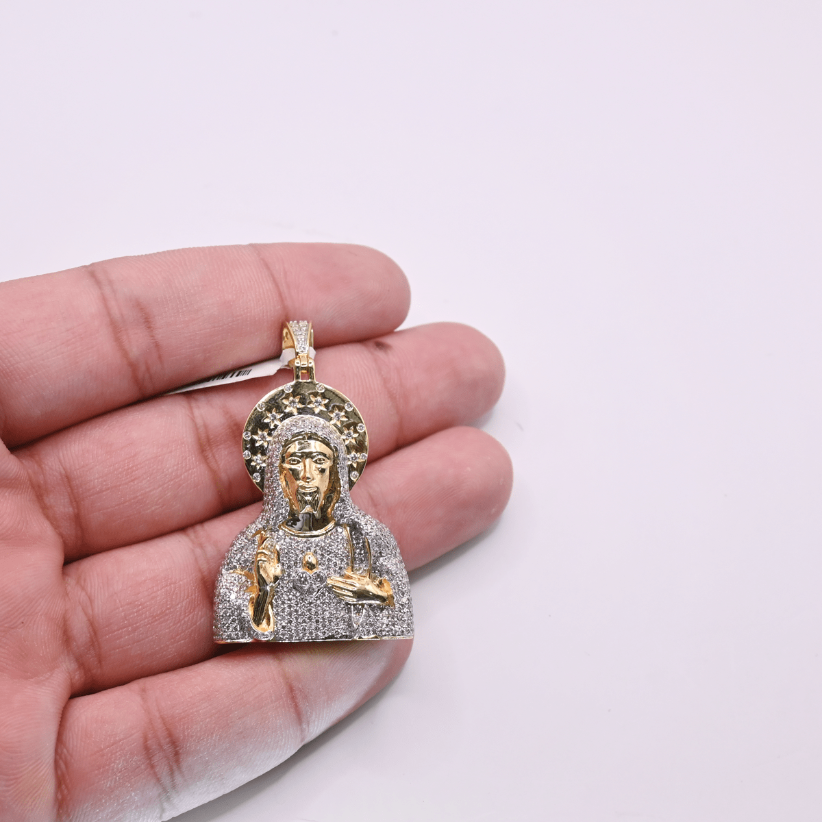 10K Gold Diamond Pendant 3.15CT