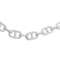 10K White Gold Diamond Necklace